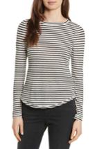 Women's La Vie Rebecca Taylor Long Sleeve Stripe Tee