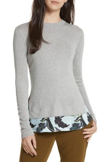 Women's Ted Baker London Karley Minerals Mockable Sweater - Grey