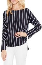 Women's Vince Camuto Stripe Dolman Blouse, Size - Black