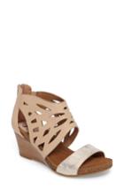 Women's Sofft Mystic Perforated Wedge Sandal M - Pink
