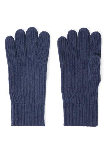Men's Club Monaco Kensington Cashmere Gloves, Size - Blue