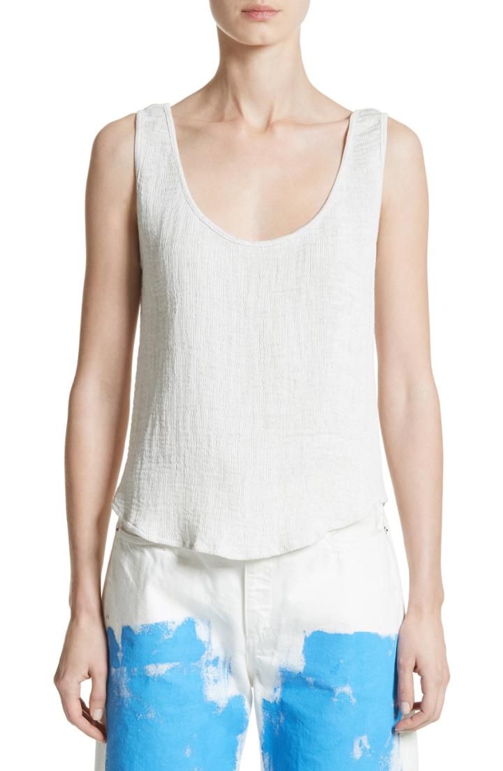 Women's Topshop Foil Splatter Print Roller Tee Us (fits Like 0) - White
