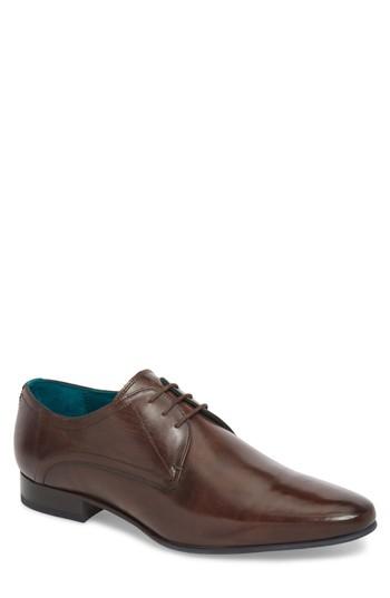 Men's Ted Baker London Bhartli Plain Toe Derby .5 M - Brown