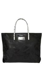 Urban Originals 'sun Valley' Faux Leather Tote - Black