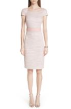 Women's St. John Collection Textural Micro Tweed Knit Dress
