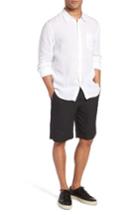 Men's Vince Slim Fit Linen Sport Shirt - White