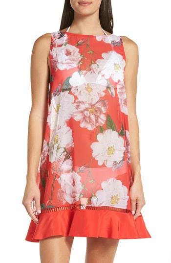 Women's Ted Baker London Ceskier Iguazu Cover-up Dress - Red