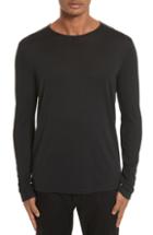 Men's John Varvatos Collection Tab Crewneck T-shirt - Black