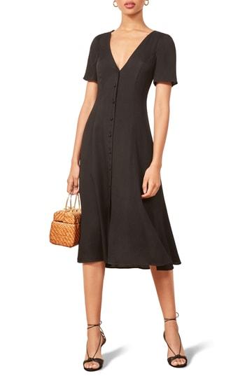 Women's Reformation Locklin Dress - Black