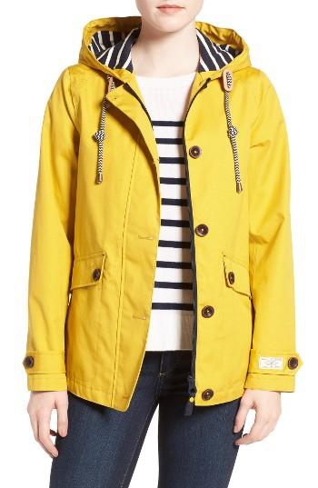 Women's Joules Right As Rain Waterproof Hooded Jacket