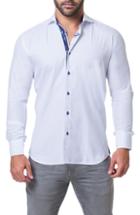Men's Maceoo Einstein Jasmin Sport Shirt - White