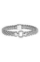 Women's Lagos 'enso - Circle Game' Diamond Caviar Rope Bracelet