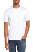Men's Nordstrom Men's Shop Tech-smart Crewneck T-shirt - White