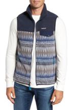 Men's Patagonia Synchilla Snap-t Zip Fleece Vest - Blue