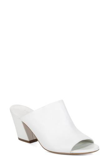 Women's Vince Baldriz Open Toe Mule M - White