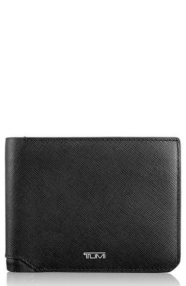 Men's Tumi Leather Wallet - Black
