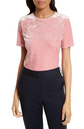 Women's Tibi Stretch Velvet Baby Tee