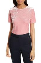 Women's Tibi Stretch Velvet Baby Tee