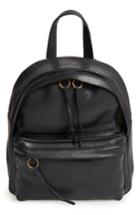 Madewell Mini Lorimer Leather Backpack - Black