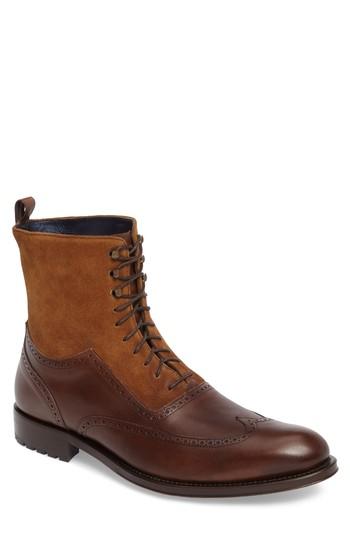 Men's Mezlan Benalva Wingtip Boot .5 M - Brown