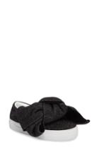 Women's Joshua Sanders Bow Slip-on Sneaker .5us / 36eu - Black