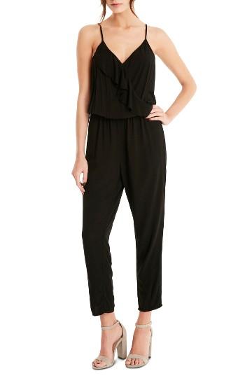 Women's Michael Stars Farrah Crop Jumpsuit - Black