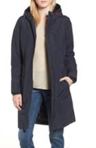 Women's Joules Hooded Fleece Lined Raincoat - Blue