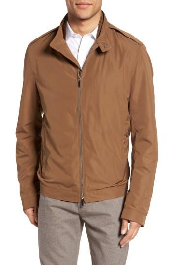 Men's Boss Cael Zip Front Jacket R - Brown