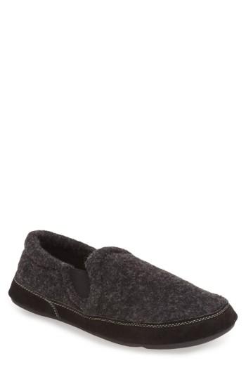 Men's Acorn 'fave' Slipper M - Black