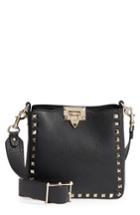 Valentino Garavani Rockstud Mini Hobo Crossbody Bag - Black