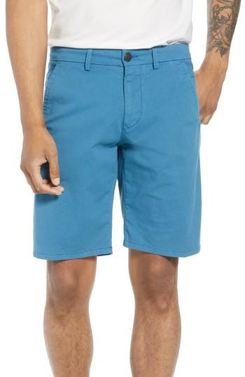 Men's Good Man Brand Monaco Diamond Dash Modern Fit Chino Shorts - Blue