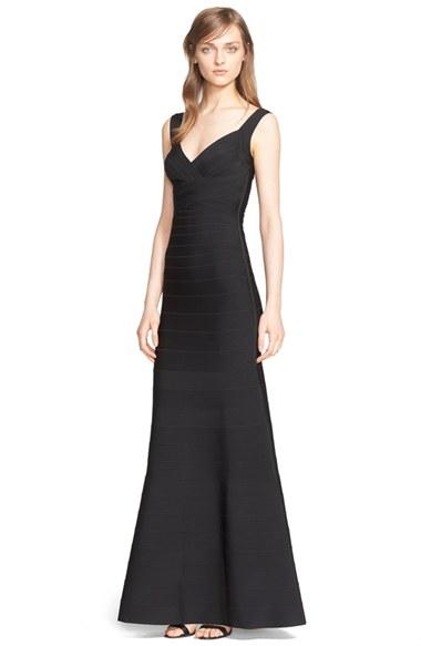 Women's Herve Leger Flared Bandage Dress