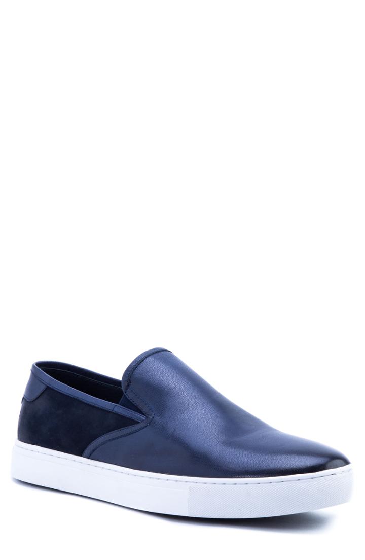 Men's Zanzara Duchamps Slip-on Sneaker .5 M - Blue