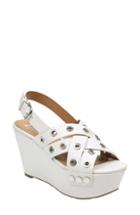 Women's Marc Fisher Ltd Bloom Platform Sandal .5 M - White