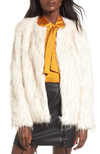 Women's Lost + Wander Aurora Faux Fur Jacket