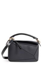 Loewe Small Puzzle Leather Bag - Blue