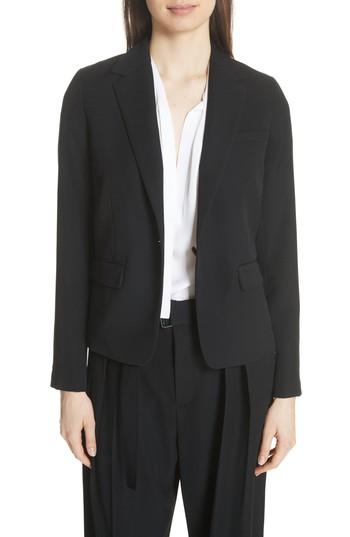 Women's Vince One-button Blazer - Black