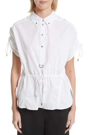 Women's Grey Jason Wu Cotton Poplin Shirt - White