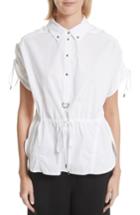 Women's Grey Jason Wu Cotton Poplin Shirt - White