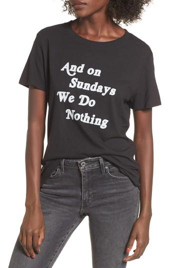 Women's Sub Urban Riot On Sundays Graphic Tee