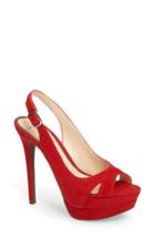 Women's Jessica Simpson Willey Platform Sandal M - Red