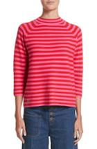 Women's Marc Jacobs Stripe Mock Neck Sweater - Red