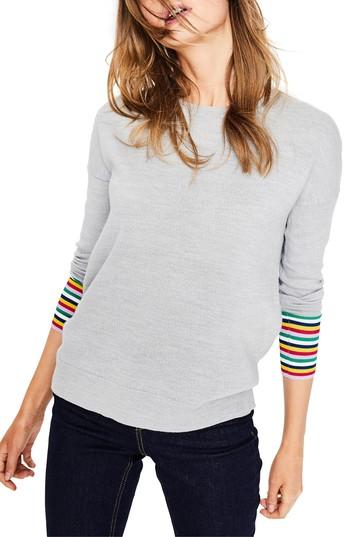 Women's Boden Cassandra Sweater - Grey