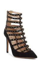 Women's Valentino Lovestud Cage Pointy Toe Pump Us / 36eu - Black