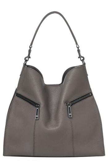 Botkier Trigger Pebbled Leather Hobo - Grey