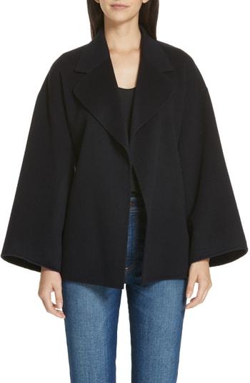 Women's Theory Wool & Cashmere Belted Jacket - Blue