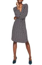 Women's Boden Elodie Stretch Jersey Wrap Dress - Black