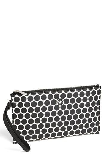 Michael Michael Kors 'kiki - Large' Clutch White/