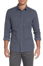 Men's Nordstrom Men's Shop Slim Fit Micro Check Sport Shirt