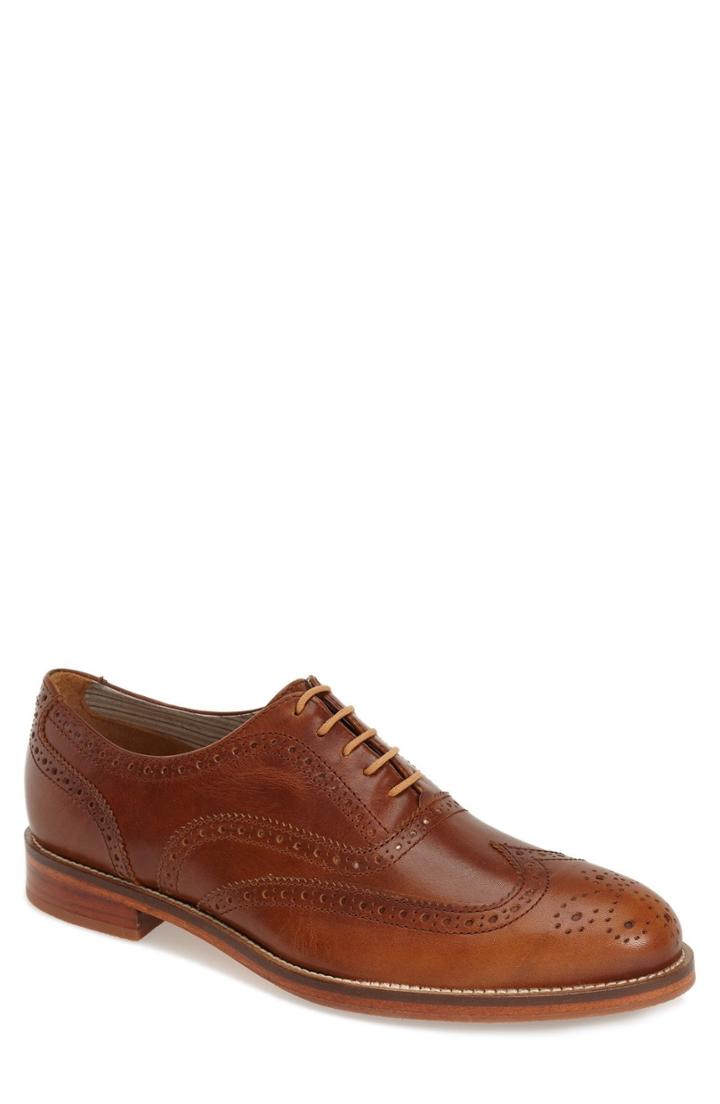 Men's J Shoes 'charlie ' Wingtip Oxford, Size 11.5 M - Brown
